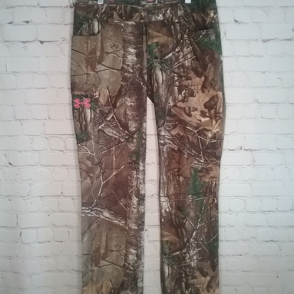 NWOT Under Armour Semi Fitted Women's Real Tree Camo Hunting Pants Size 8 - Picture 8 of 9